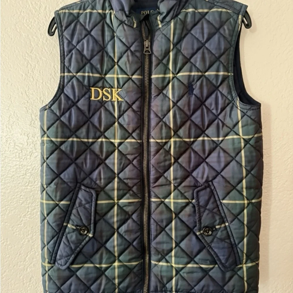 Polo Ralph Lauren Plaid Quilted Vest
